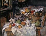 Paul Cezanne Still Life with Basket France oil painting artist